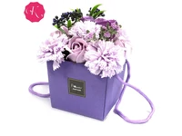 Szappanvirág box (lila)