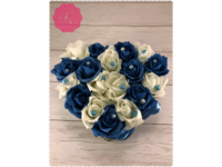 Fehér - kék rózsa 