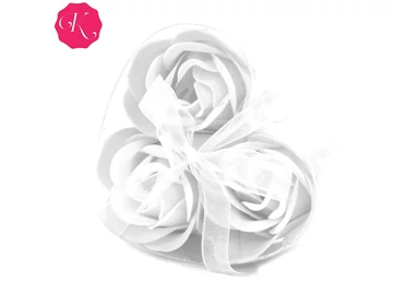 Szappanrózsa szív alakú díszdobozban