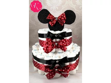Minnie Mouse pelenkatorta 